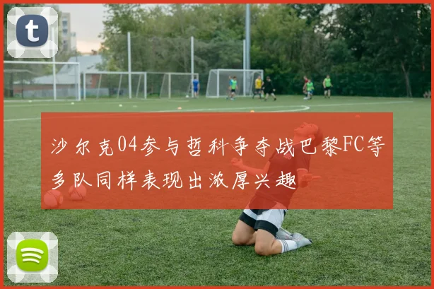 沙尔克04参与哲科争夺战巴黎FC等多队同样表现出浓厚兴趣